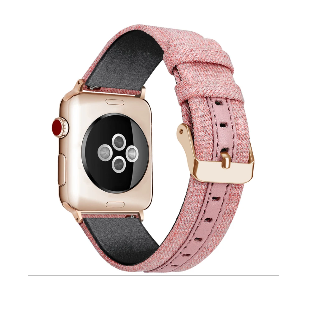 Нейлоновый ремешок для часов Apple Watch Series 5 4 3 21 спортивный браслет Аксессуары 42 мм 38 мм ремешок для iwatch