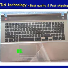 Wellendorff Новая/оригинальная Подставка для рук для SAMSUNG NP550P7C 550P7C американская клавиатура верхняя крышка тачпад США Макет