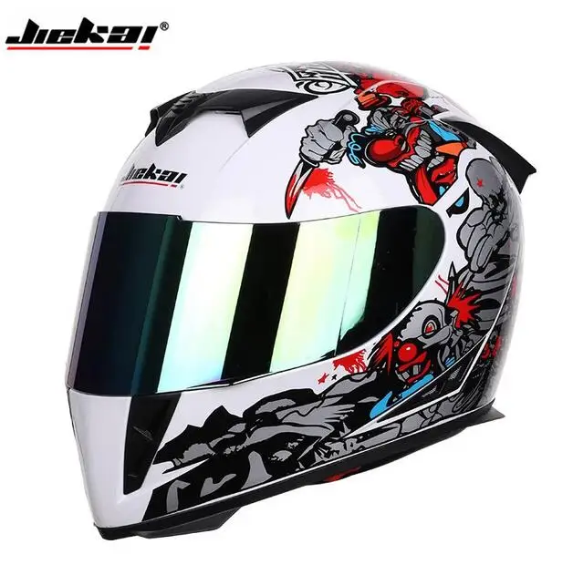 Мотоциклетный шлем полный шлем дышащий Capacete Da Motocicleta ABS шлем для верховой езды Cascos Para Moto шлем для мотокросса - Цвет: 1