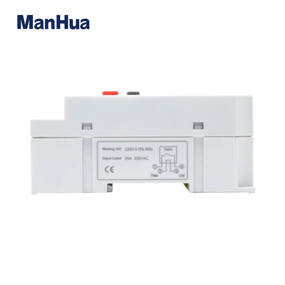 ManHua MT316S 220VAC 25A Din Rail Programmable Electronic Timer For Universal Electric Appliance Digital Timer Switch 5