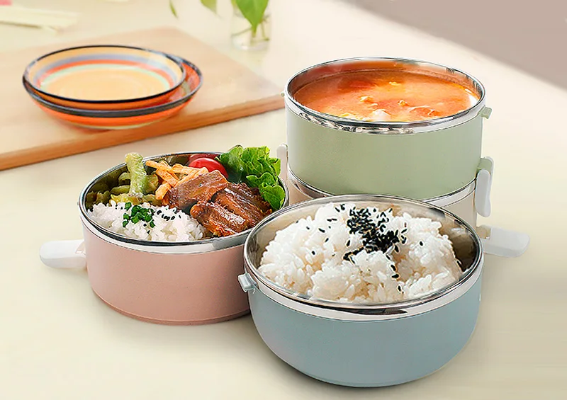 Stainless Steel Metal Lunch Box For Children Student Insulation Thermal Sushi Food Container Portable Japan Bento Box Dinner Set13