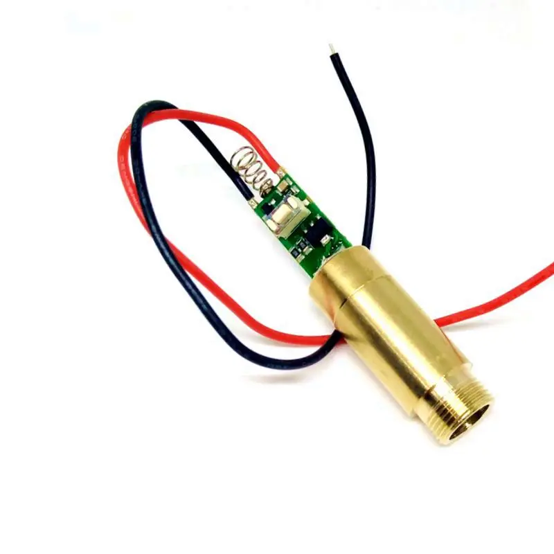 Industrial / Lab 650nm 200mw Red Laser Diode Dot  Module w/Driver & Spring & Wire