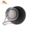 TOAKS Titanium Cup Coffee Tea Mug Ultralight For Outdoor Camping Tableware Without Lid Foldable Handle 450ml 60g CUP-450 4