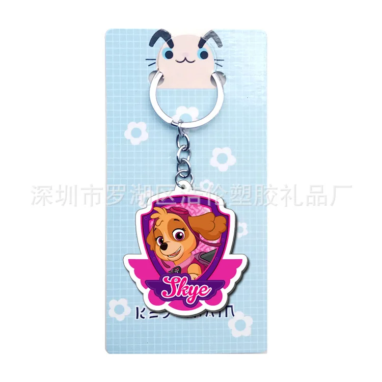 7 шт. Paw patrol акриловые милые аниме из мультфильмов брелок Подарочный Брелок для ключей Детская сумка кулон подарок на день рождения 30Y