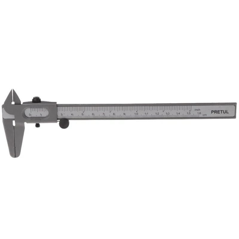 

6"/ 0-160mm Vernier Caliper Stainless Steel Metal Measuring Tool Gauge Micrometer