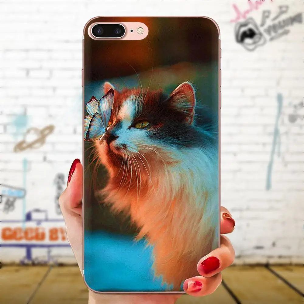 Бабочка Стенд на нос кота для Galaxy Alpha Note 10 Pro A10 A20 A20E A30 A40 A50 A60 A70 A80 A90 M10 M20 M30 M40