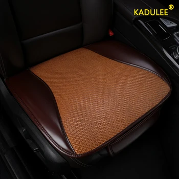 

KADULEE Universal silk Car Seat Cover for Daewoo Matiz Nexia Tosca Kalos Evanda Magnus REXTON seat covers accessories car seats