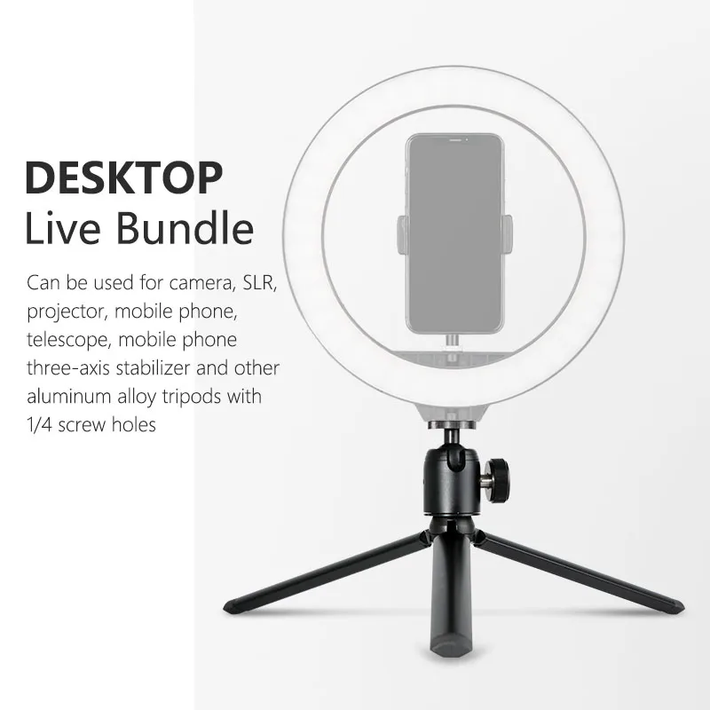 Портативный штатив для телефона Настольная камера кронштейн рамка макросъемки