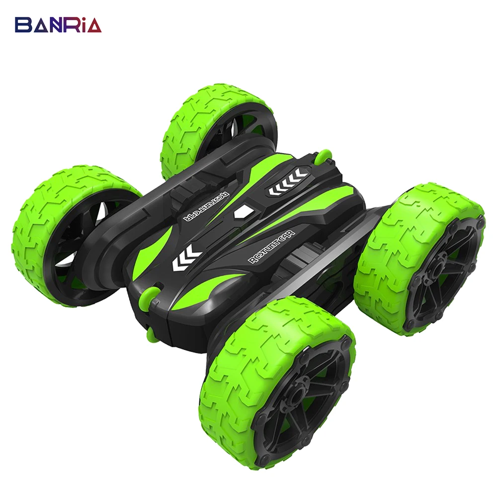 RC Stunt Car высокоскоростной откидной багги на 360 градусов, двусторонний вращающийся автомобиль с дистанционным управлением
