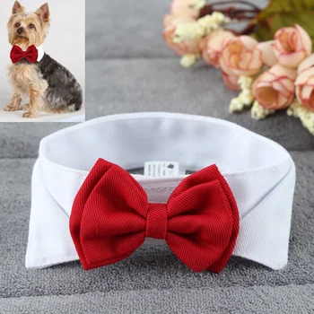 

Pet Puppy Kitten Dogs Cat Adjustable Bow Tie Collar Necktie Bowknot Decor Bowtie Holiday Wedding Life Decoration Accessories