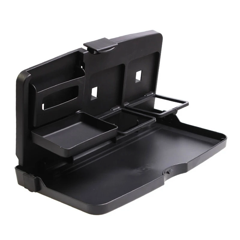 

Multi-functional Storage Cup Holder Car Mounted Plate Table Car Dining Table for Children Chair Plate Back Seat Folding