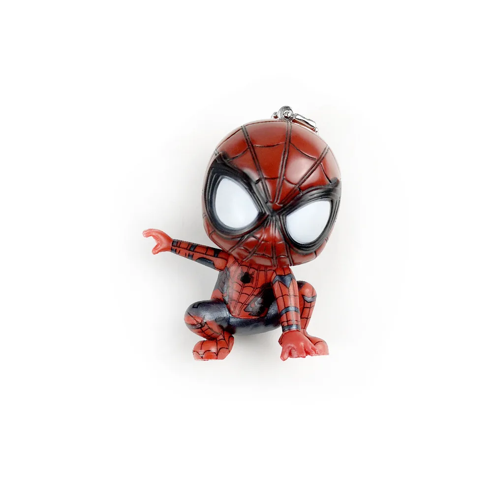 Disney-figuras de acción de Spiderman para niños, juguetes de Pvc de 8Cm,  modelo de héroe de Marvel, qiuyongming unisex