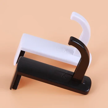 

Plastic Headphones Hook Earphone Hanger Wall Mount Computer Monitor Headphone Bracket Rack With Tape Sticker