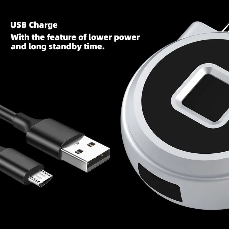 P10 мини USB Перезаряжаемые велосипеды серебряные Умный Замок, работающий по отпечатку пальца с Светодиодный индикатор для грузовиков инструментальный ящик стеллажи для склада
