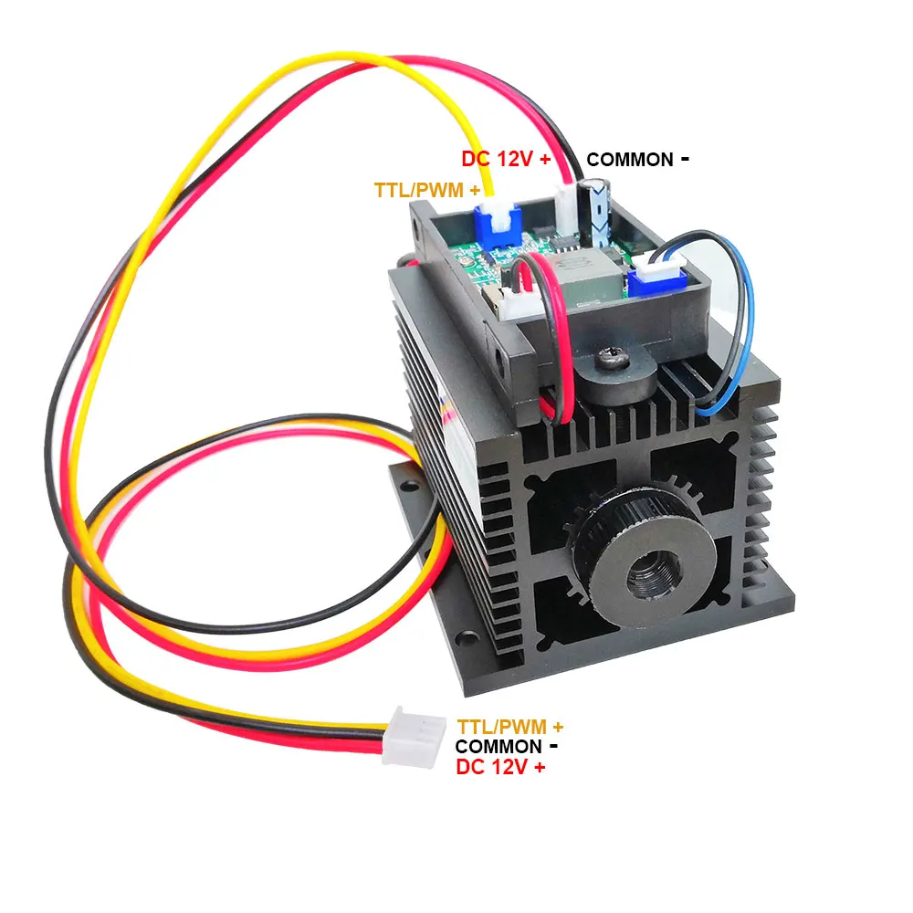 Высокая мощность лазерная головка модуль 15 Вт диод гравер машина Принтер ЧПУ Резак части с ttl ШИМ для гравировки резки diy