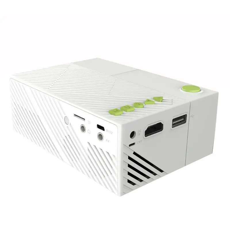 YG310 Мини ЖК-проектор USB TF AV HDMI 600 мультимедийные интерфейсы 1080P HD светодиодный проектор видео проектор домашний кинотеатр