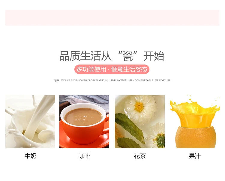 Simple Ceramic Coffee Cup With Spoon Matte European Coffee Cup Suit Esspresso Cups Color Wide Mouth Coffee Cup 300ml FF70C26