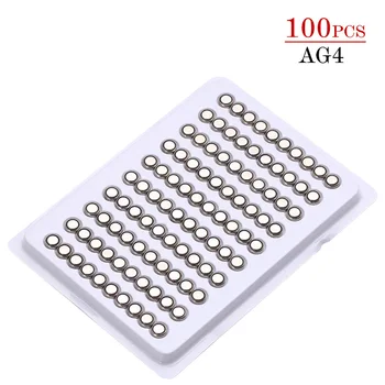 

high quality 100PCS/LOT Ag4 1.5v button battery lr626 377 sr626sw 177 button cell battery watch toy electronic