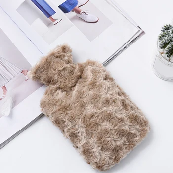 

1500ml Safe With Cover Leakproof Hand Feet Heat Therapy Durable Warm Soft Plush Washable Portable Hot Water Bottle Removeable