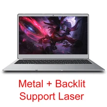15.6 inch Laptop With Backlit Keyboard 8G RAM 1TB 512G 256G 128G SSD Gaming Laptops Computer With Metal Body IPS Screen Type c