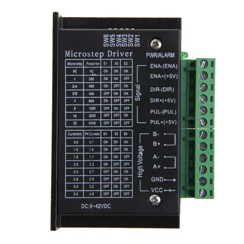 4A 9~ 40V микро-шаг ЧПУ одноосный TB6600 шаговый двигатель драйвер контроллер