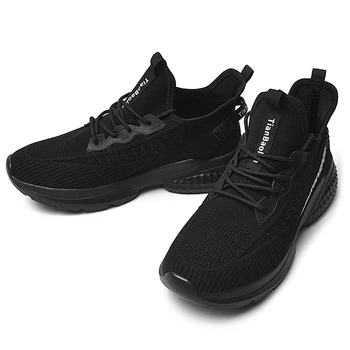

zapatos Fashion casual black sneakers-for-men Light para fashion man Sneakers leisure mens hombre work men Breathable trainers