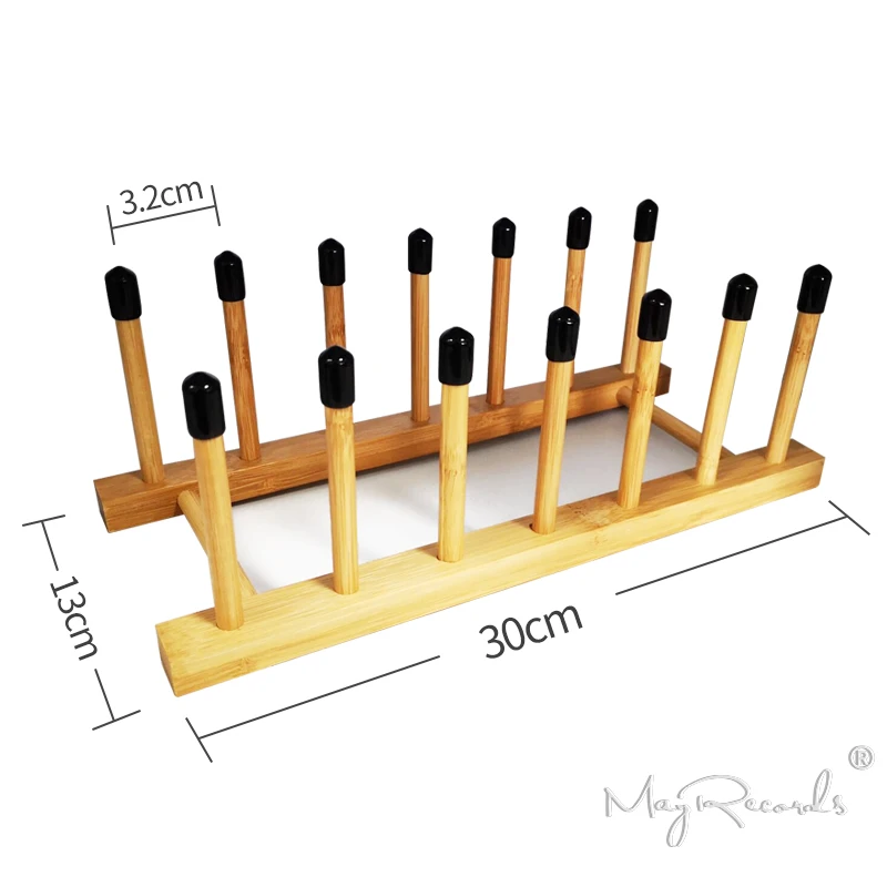 Record Vinyl Drying Rack Bamboo Storage Rack for LP Record Buy Product on MayRecords Industry