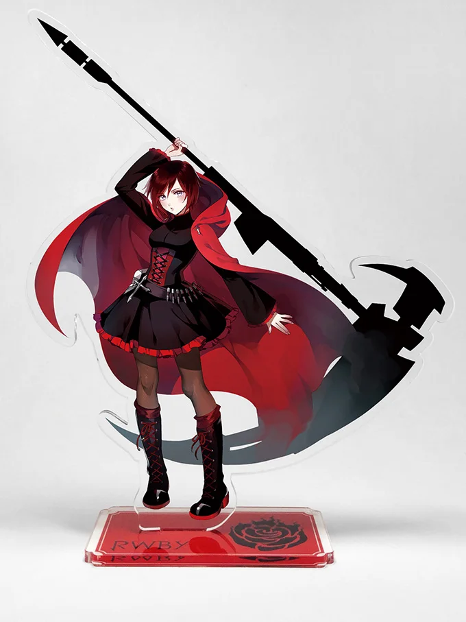 Аниме игра RWBY Руби Блейк Ян Вейс Рубиновая роза Косплей BL акриловая фигурка настольная подставка модель игрушечная тарелка подарки на Рождество