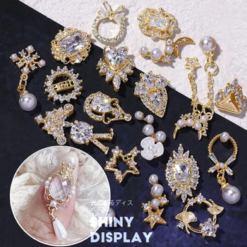 

1pcs Zircon Crystal Diamond 3D jewellery japanese nail art decorations top-level quality crystal manicure decorations DIY