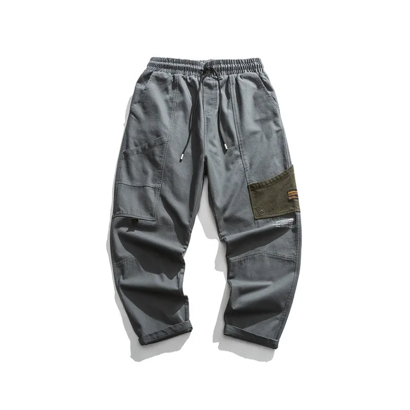 

Tang Mu Cool Spring Clothing New Style Japanese-style Casual Versatile Cool Mixed Colors Pocket Straight-leg Pants Men's Trend L