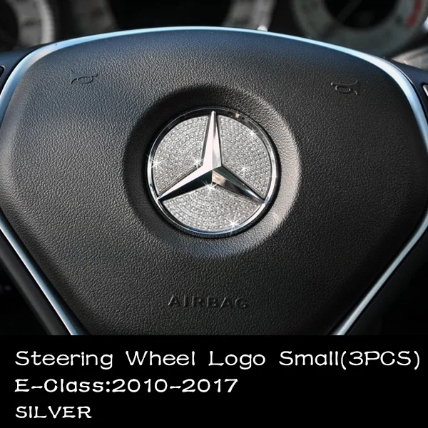 Для Mercedes Benz Аксессуары E Класс W212 W213 AMG Bling Наклейка Детали интерьера Украшения Отделка Ремонт Кристалл Сияющий Серебро Наклейки Наклейка Женщины Мужчины Рулевое колесо ПЕРЕКЛЮЧАТЕЛЬ ПЕРЕКЛЮЧАТЕЛЯ ПЕРЕКЛЮЧ - Название цвета: 2Silver