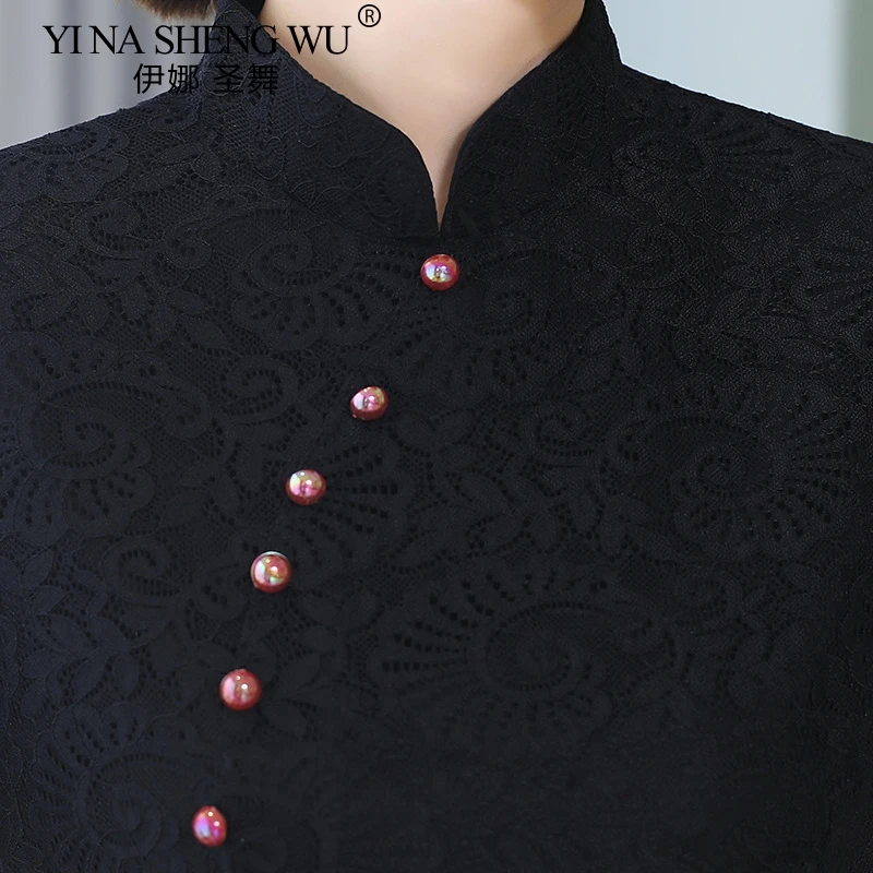 Китайское современное кружевное Cheongsam тонкое улучшенное стильное китайское свадебное платье вечернее платье Длинное Элегантное платье чонсам