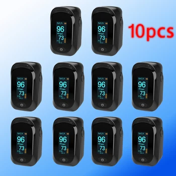 

Wholesale！10pcs NEW Fingertip Pulse Oximeter Blood Oxygen Saturation SPO2 Heart Rate Monitor Oximetro De Dedo Pulsioximetro OLED