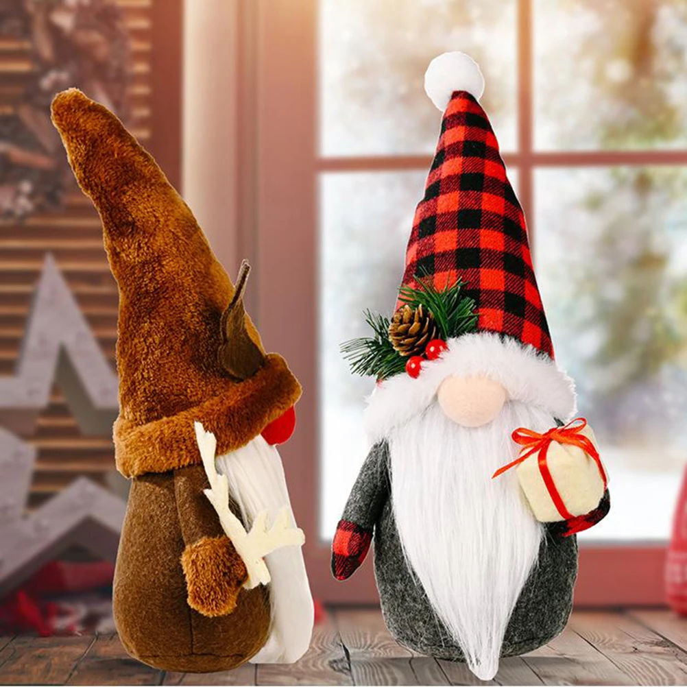 

3 Pcs Christmas Gnomes Plush Doll Swedish Gnomes Christmas Decorations Ornaments Thanksgiving Day Gifts