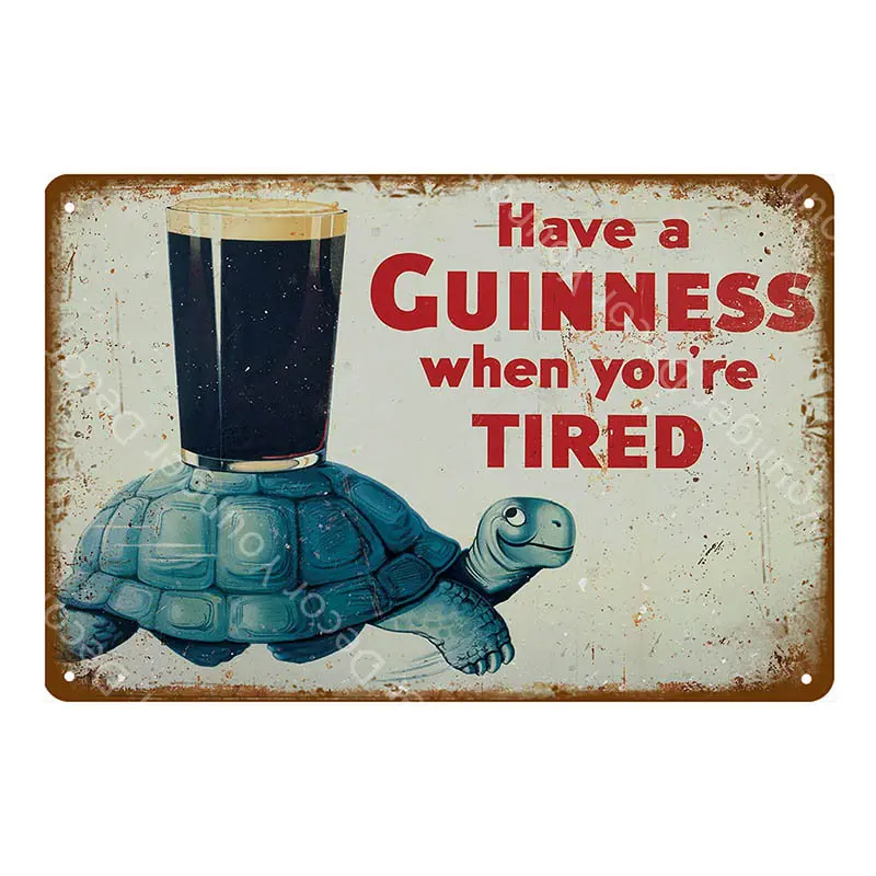 My goodth My Guinness металлическая живопись винтажные наклейки Бар Паб декоративная табличка домашний декор реклама пива оловянный знак YI-056 - Цвет: YD4149EI