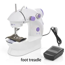 Электрическая мини-швейная машина домашняя ручная машина для шитья скоростная лампа с регулировкой ручная швейная машина maquina de costura coser