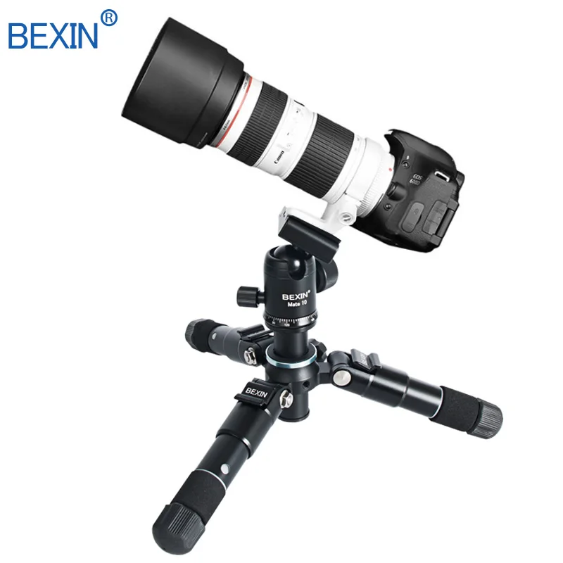  BEXIN Travel flexible portable lightweight camera desktop Tabletop mini ball head tripod phone stan