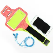 Водонепроницаемый спортивный нарукавник для мобильного телефона, ультра-тонкий эластичный лайкровый сенсорный экран, спортивный нарукавник для мобильного телефона Cu