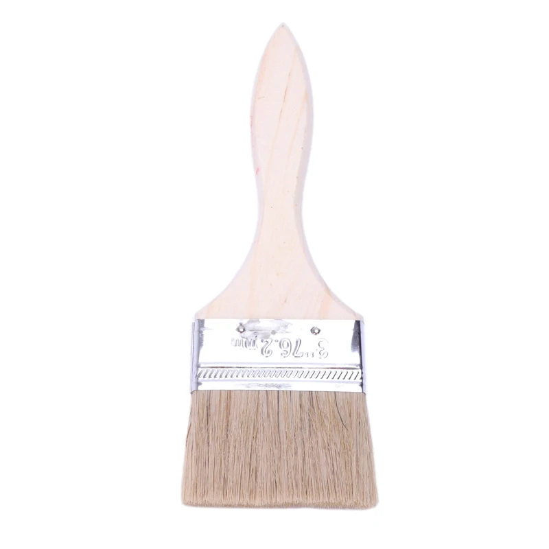 

3inch Wide Wooden Grip Bristle Painting Drawing Oil Paint Brushes Pen