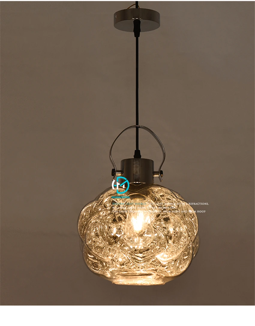 Luxury Art Lava Glass Pendant Lights Post Modern Living Room Bedroom Bedside Lamps Dining Room Bar Deco Hanging Lights Fixtures