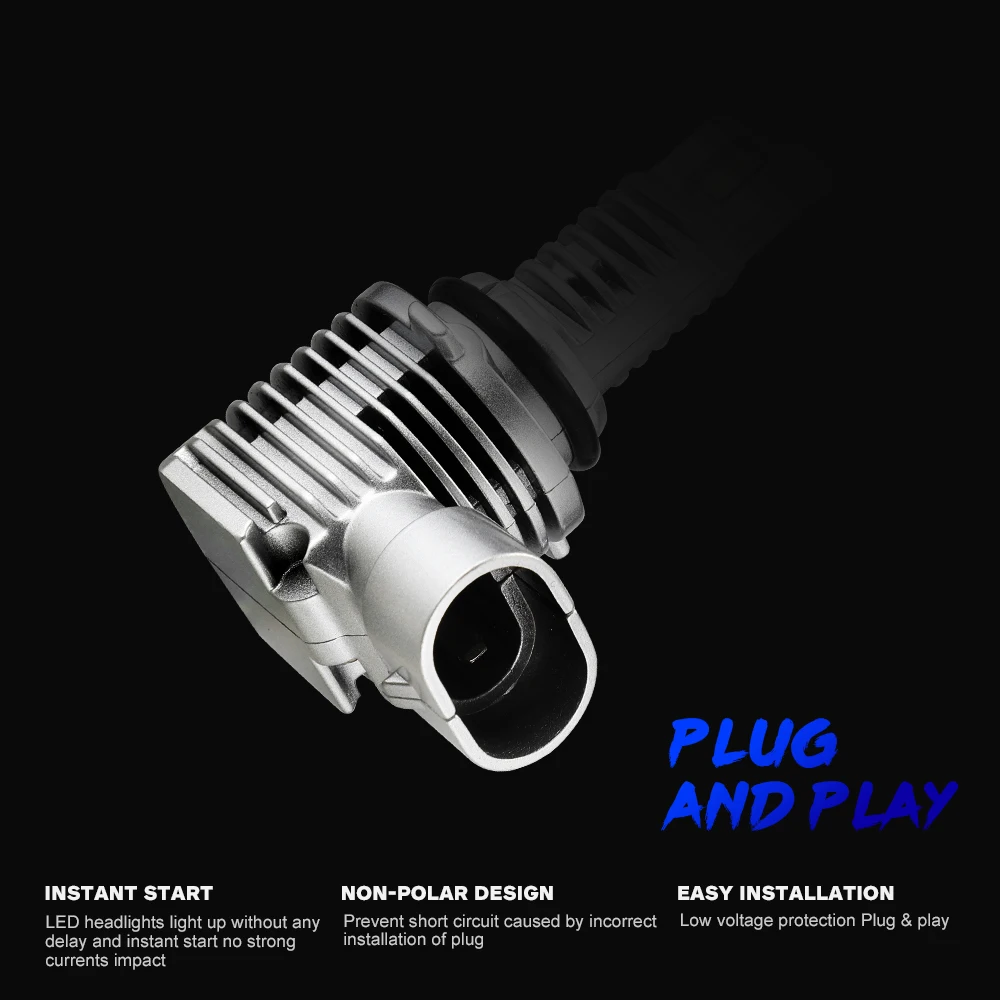 NOVSIGHT 2020 NEWEST 1:1 design LED Car Headlight Bulbs LED H4 LED H7 LED H11 LED H8 LED H9 LED 9005 HB3 LED 9006 HB4 LED 6000K 8000LM 40W LED Fog Lights Headlamp bulbs Luces LED Para auto lamps