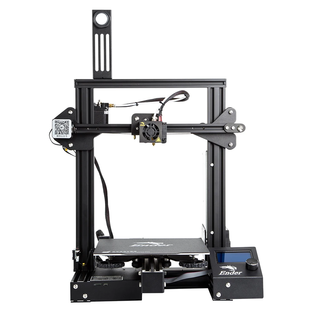 Pаспродажа CREALITY 3d принтер Ender 3 PRO v слот Prusa I3 с открытым исходным кодом принтер полностью металлический алюминиевый быстрая сборка для домашнего и школ...