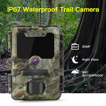 

Boblov 1080P 30MP Hunting Camera Trail Camera Motion Detection Infrared Camera Wildlife Surveillance Camera Photo Traps