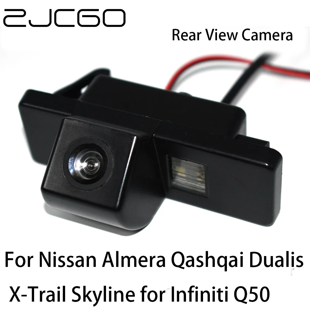 

ZJCGO Car Rear View Reverse Back Up Parking Waterproof Camera for Nissan Almera Qashqai Dualis X-Trail Skyline for Infiniti Q50
