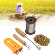 1000pcs Eyelets Beekeeping Bee Frame Wire Cable Tensioner Crimper Frame Hive Wire Embedders Beekeeping Tools