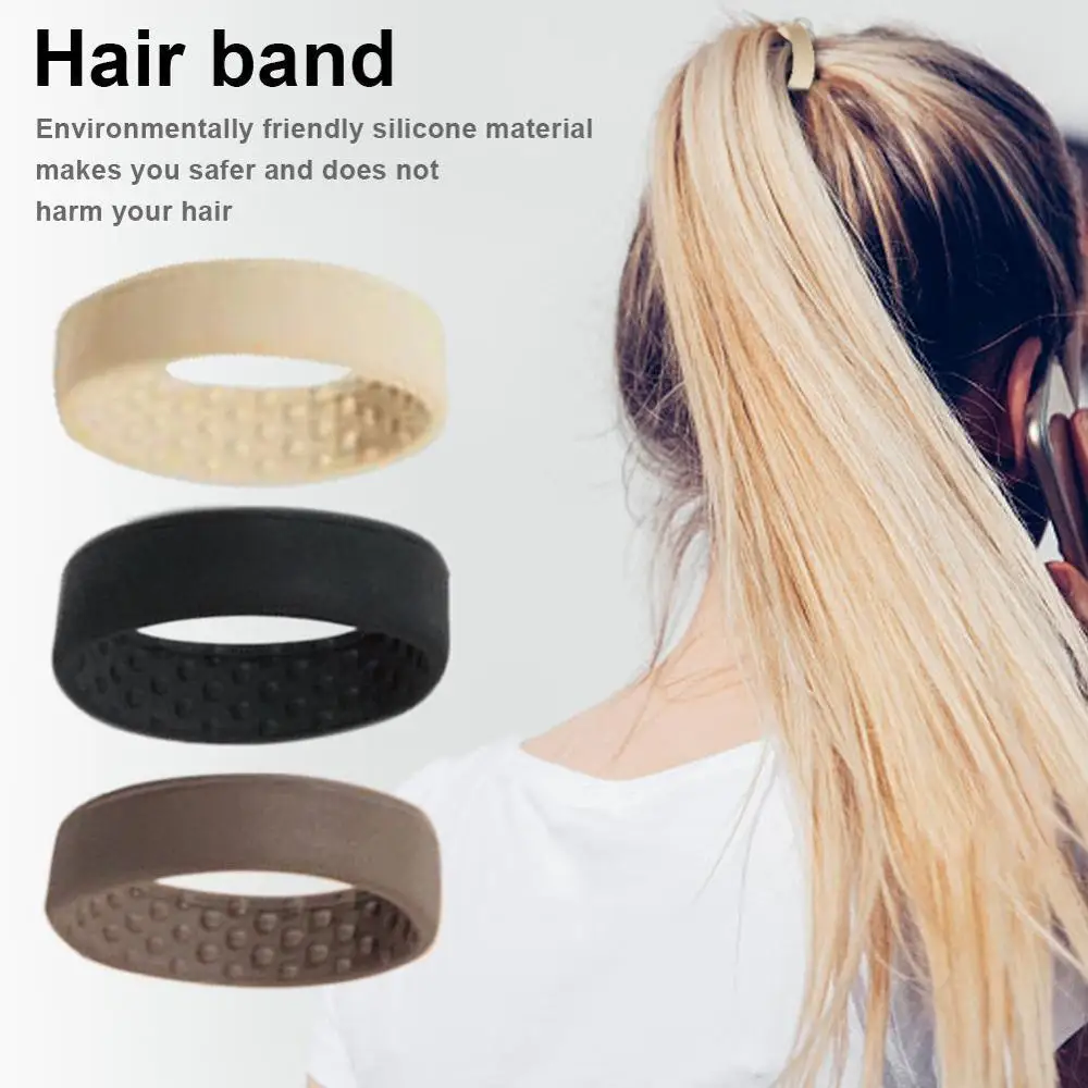 

1PC Fashion Silicone Foldable Elastic Hair Bands For Women Multifunction Ponytail Hair Scrunchies Styling Tools Hair Accessories