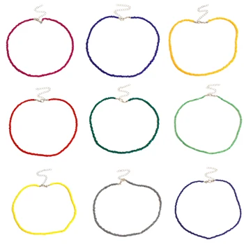 

Miss JQ 25 Styles Collar Necklaces Beads Necklace For Women 2019 Fashion Simple Ethnic Handmade Ketting Korean Jewelry Naszyjnik