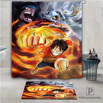

Custom One-Piece-Pirate-Warri Waterproof Shower Curtain Doormat Home Bath Bathroom Polyester Fabric Multi Sizes#2019-01-12-210
