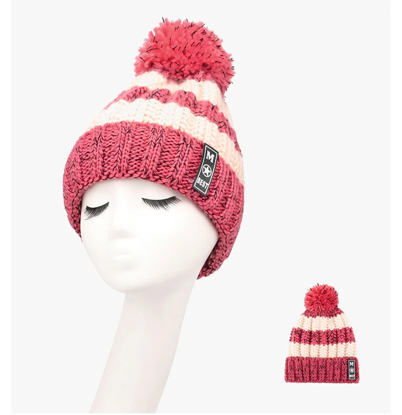 Фирма GREENYU, акрил, плюс бархат, Skullies In women's Beanines, зимняя шапка, смешанные цвета, вязаные шапки, шапка, зимняя женская шапка
