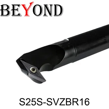 

BEYOND lathe cutter SVZBR S25S-SVZBL16 S25S-SVZBR16 Internal Turning Tool Holder Boring Bar SVZBL carbide insert 25mm metal cnc